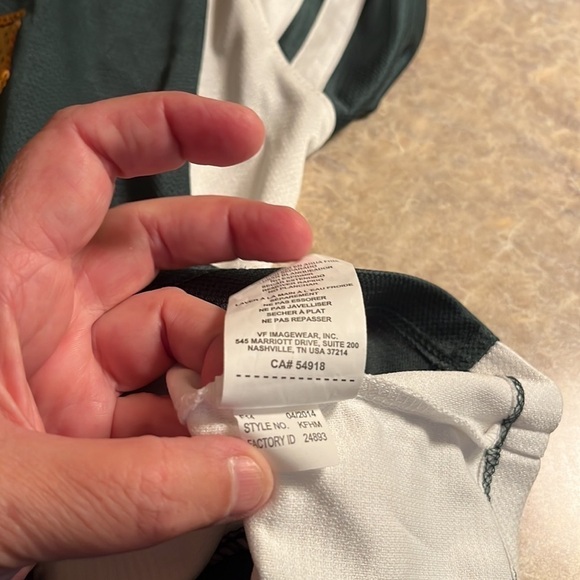 Majestic Green Bay Packer Short sleeve #87 Jersey Tee - Picture 2 of 10